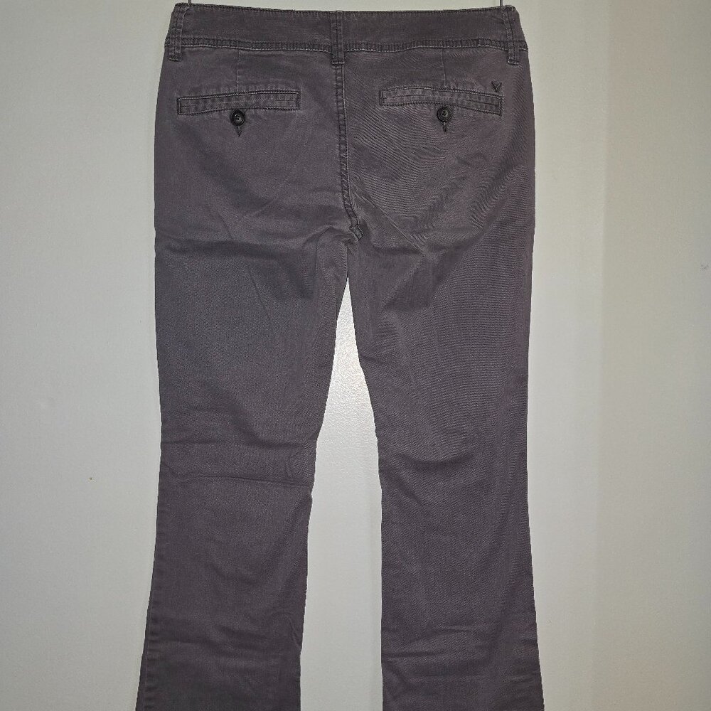 American Eagle Stretch Chinos in Gray, Size 2 Regular, 2012, Style 2076 #4 - Picture 8 of 10